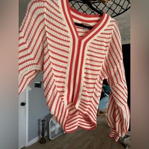 Buckle sweater, size small